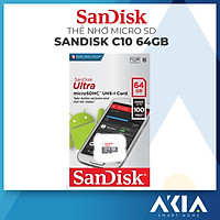 Thẻ Nhớ SanDisk Ultra MicroSDXC UHS-1 100 MB/s Class 10 32GB/64GB/128GB - Hàng Chính Hãng