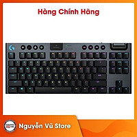 Bàn phím game cơ học không dây Lightspeed Logitech G913 TKL - Không phím số, 3 loại switch cấu hình thấp, Bluetooth/USB, RGB Lightsync - Hàng chính hãng