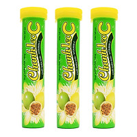 COMBO 3 TUÝP Thực phẩm bảo vệ sức khỏe Viên sủi chanh leo C 20 viên/ tuýp- Tác dụng bổ sung Vitamin C và chất điện giải giúp giải khát, tăng sức đề kháng của trẻ em và người lớn trong các trường hợp mệt mỏi do hoạt động thể lực, tập thể dục thể thao hoặc