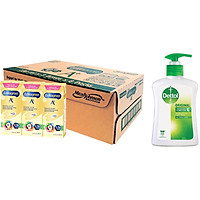 1 thùng sữa bột pha sẵn (Sữa nước) Enfagrow A+ 360° Brain DHA+ cho trẻ trên 2 tuổi- Hương vị Vanilla - Hộp 180ml -Tặng 1 chai nước rửa tay diệt khuẩn Dettol 250g