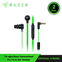 Tai nghe nhét tai Razer Hammerhead Pro V2 - Hàng chính hãng