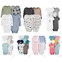 Set 3 Body chip dài tay cho bé iu Xuất dư size từ ( thiếu tháng- 36M)