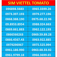 Sim số đẹp viettel - Hàng chính hãng - Nghe gọi mãi mãi