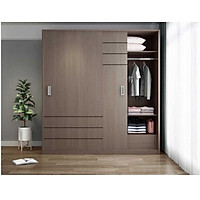 Tủ quần áo MDF cửa lùa 1800x600x2000
