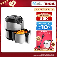 Nồi chiên không dầu Tefal EY201D15 - 4.2L - Vỏ thép không rỉ - Công nghệ luân chuyển khí nóng 3D không cần trở - Hàng chính hãng