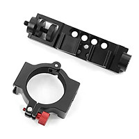 O-Ring Extension Arm Adapter Clamp for Zhiyun Smooth 4 Gimbal Video Microphone Hot Shoe 1/4 Threads