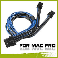 18AWG Dual Mini 6 Pin To 8 Pin PCI-e Power Cable Fit For Mac Pro Video Card