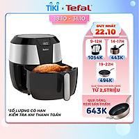 Nồi chiên không dầu vỏ thép Tefal EY701D15 - Dung tích 5.6L Size lớn XXL Công suất 1850W - Hàng chính hãng