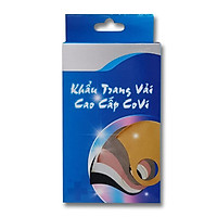 KHẨU TRANG VẢI CHỐNG BỤI COVI-VẢI KHÔNG DỆT MÀU SẮC NGẪU NHIÊN-1 HỘP/5 CÁI