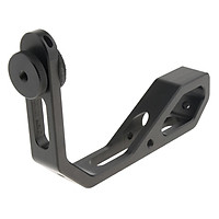 L-Type LED/Monitor Bracket Mount Holder for DJI 2 Handheld Gimbal Black