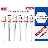Dây sạc điện thoại Micro USB 1M dành cho Samsung Xiaomi Oppo LG máy tính bảng - Hàng Chính hãng