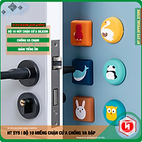 Combo 10 Miếng dán cao su chống va đập cửa nhà HT SYS