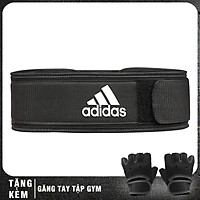 Đai lưng tập thể hình cho Gymer Adidas ADGB-1225 (Tặng kèm găng tay tập gym)