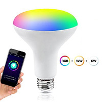 9w Smart LED Light Bulb RGBCW WiFi Voice Control Dimmable Wi-Fi RGB Color Group Control