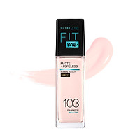 Kem Nền Mịn Nhẹ Kiềm Dầu Fit Me Maybelline New York Matte Poreless Foundation 30ml