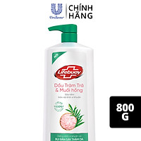 Sữa Tắm Lifebuoy Detox Và Sạch Sâu Khỏi Bụi Mịn Pm2.5 Và Vi Khuẩn Tràm Trà Muối Hồng 100% Từ Thiên Nhiên Chai 800G