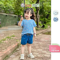 Quần short jeans cho bé gái BAA BABY lưng thun từ 1 - 7 tuổi - GT-QU18N