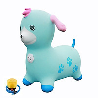 Thú Nhún CHÓ POODLE Cho Bé Siêu Nghộ Nghĩnh, Bé Thích Ngay Từ Cái Nhìn Đầu Tiên (Có Nhạc + Tặng Kèm Bơm)