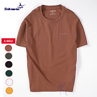 Áo thun nam cổ tròn HAHAMAN vải Cotton co giãn,dày dặn cao cấp CT06002