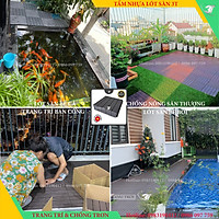 COMBO 22 Vỉ lót sàn nhựa nguyên khối 3T-450, Tấm nhựa trải sàn trang trí ban công / sân vườn / sân thượng; lót sàn chống trơn trượt nhà tắm / bể bơi - siêu bền