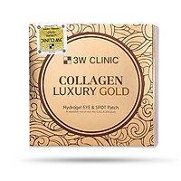 Mặt Nạ Mắt Tinh Chất Vàng 3W Clinic Collagen Luxury Gold Hydrogel Eye & Spot Patch (90g)