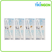 Lốc 4 Sữa tươi tiệt trùng Nguyên chất TH True Milk 180ml