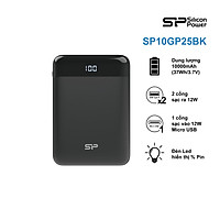 Pin dự phòng Silicon Power 10.000mAh GP25 thiết kế nhỏ gọn - Hàng chính hãng