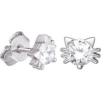 Bông tai bạc đính đá PNJSilver XM00K000181-BO