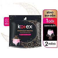 Băng Vệ Sinh Kotex Đêm dạng quần cỡ M/L 2 miếng