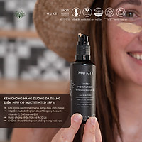 Kem Chống Nắng Vật Lý Trang Điểm Dưỡng Da Mukti Tinted Moisturiser with Sunscreen SPF 15 (50ml)