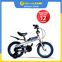 Xe đạp trẻ em Stitch Knight JY903-14 14 inch Xanh dương