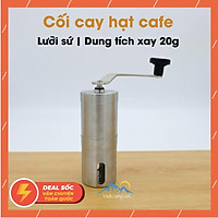 Máy xay bột cafe cầm tay 20g Trắng - Lưỡi xay sứ