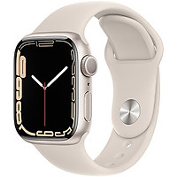 Đồng Hồ Thông Minh Apple Watch Series 7 GPS Only Aluminum Case With Sport Band (Viền Nhôm & Dây Cao Su) - Hàng Chính Hãng