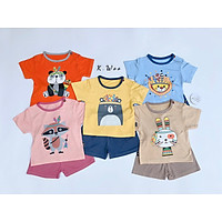 Đồ bộ cho em bé sơ sinh size 5-12kg chất thun lạnh mềm mịn mát