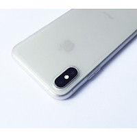 Ốp lưng viền dẻo trong sần nhám trắng dành cho iPhone XS MAX