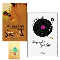 Combo Lắng Nghe Gió Hát và Người Tình Sputnik ( Tặng Kèm Sổ Tay Xương Rồng)
