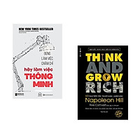 Combo Sức Mạnh Bí Mật Tư Duy:Đừng Làm Việc Chăm Chỉ Hãy Làm Việc Thông Minh+ Think And Grow Rich - 13 Nguyên Tắc Nghĩ Giàu, Làm Giàu (Tái Bản) (Chìa khóa thành công / Thay đổi suy nghĩ Thay đổi cuộc đời)/Tặng kèm Bookmark Happy Life 