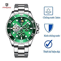 Đồng Hồ Cơ Nam PAGINI Automatic PA9223 Mặt Kính Sapphire Cao Cấp Dây Kim Loại - FULLBOX
