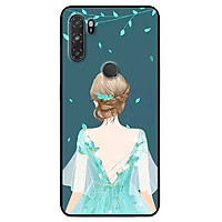 Ốp lưng dành cho Vsmart Active 3 mẫu Cô Gái Nền Xanh