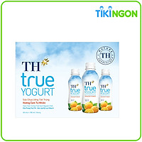 Thùng Sữa Chua Uống Tiệt Trùng Hương Cam TH True Yogurt 180ml x 48 Chai
