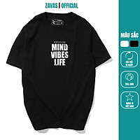Áo thun nam ngắn tay không cổ ZAVAS form regular fit, vải cotton dày dặn, áo thun co giãn 4 chiều, thoáng mát mã Z13