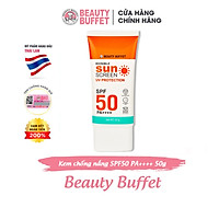 Kem chống nắng cho mặt Beauty Buffet Invisible Sunscreen UV Protection SPF 50 PA++++ 50g