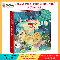 Sách - Khám phá thế giới nhỏ Rừng Sâu- Sách 2D tương tác lật mở cho trẻ (0-12 tuổi)- NXB Lao Động
