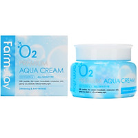 Kem Dưỡng Ẩm Chống Lão Hóa Farmstay O2 Premiun Aqua Cream 100g – Hàng Chính Hãng