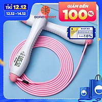 Dây nhảy lõi thép Cleacco tự động đếm số , đếm giờ , tích hợp đo calo , quãng đường