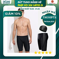 Quần Bơi Lửng Cho Nam Với Thiết Kế Vảy Cá Mập Yesure Chống Thấm Nước , Nhanh Khô Tặng Kèm Nón Bơi Vải chống nước, có thể dùng cho vận động viên chuyên nghiệp hoặc người có sở thích đi bơi