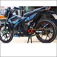 Tem Rời Raider Xanh đen nhám (N)