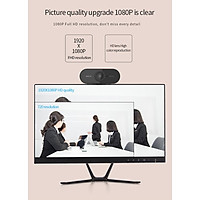 Hd 1080p Web Camera Mini ABS Computer Rotatable Cameras With Microphone