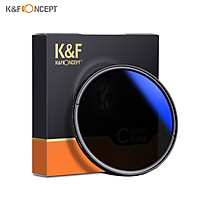 K&F CONCEPT 82mm Ultrathin Variable ND Filter ND2 to ND400 Adjustable Neutral Density Filter Compatible with Canon EF