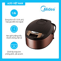 Nồi cơm điện MIDEA MB-FS4020E Nấu cơm nhanh chín Tiết kiệm điện Dung tích 1.5L Nhiều chế độ nấu Hàng Chính Hãng